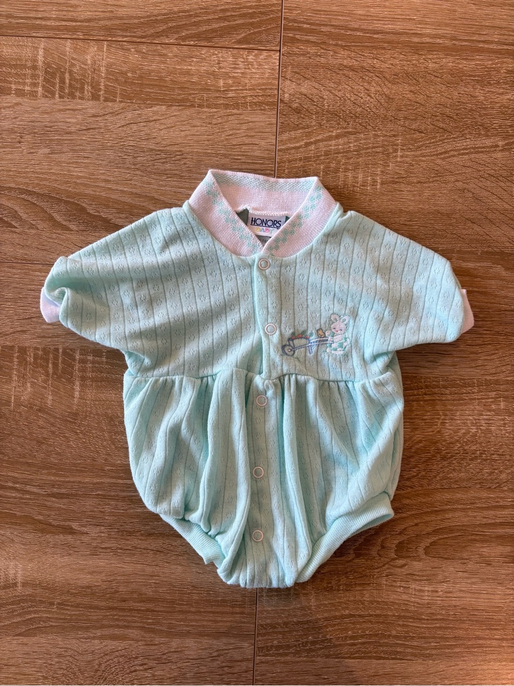 vintage Honors Baby polo romper size 6-9 months